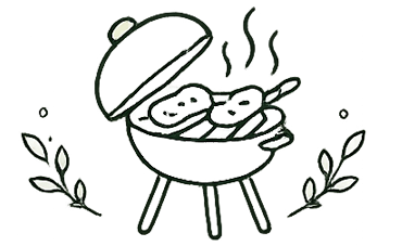 気軽にBBQを楽しめる
